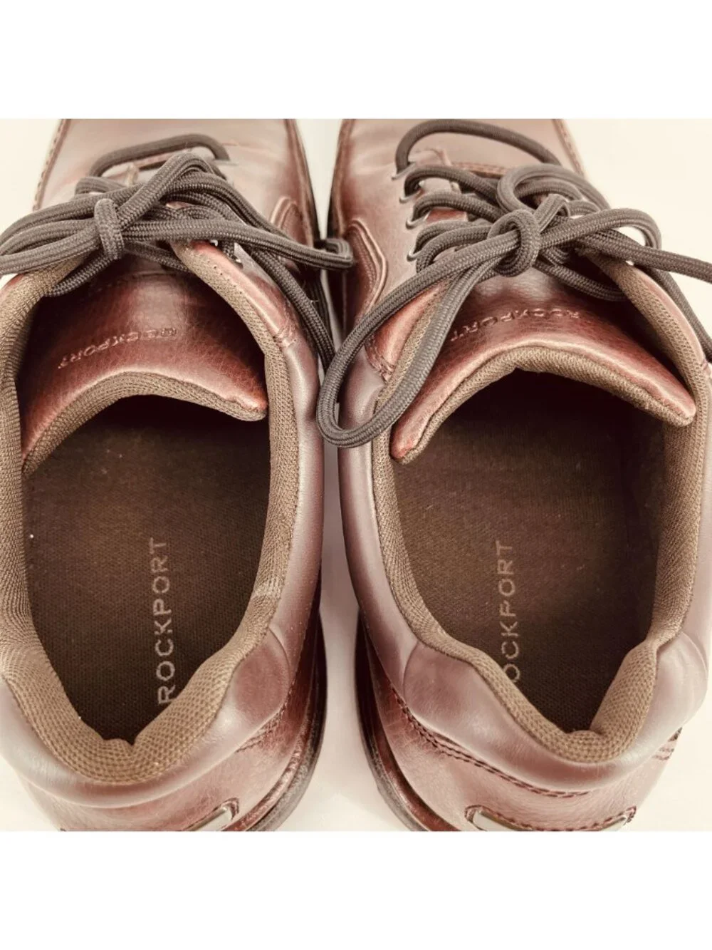 Rockport Mens Ridgefield Eureka Lace-Up Shoe Size 13 Brown leather